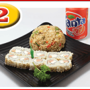 Combo Rollo Foladelfia+Yakimeshi Arroz Frito+Refr