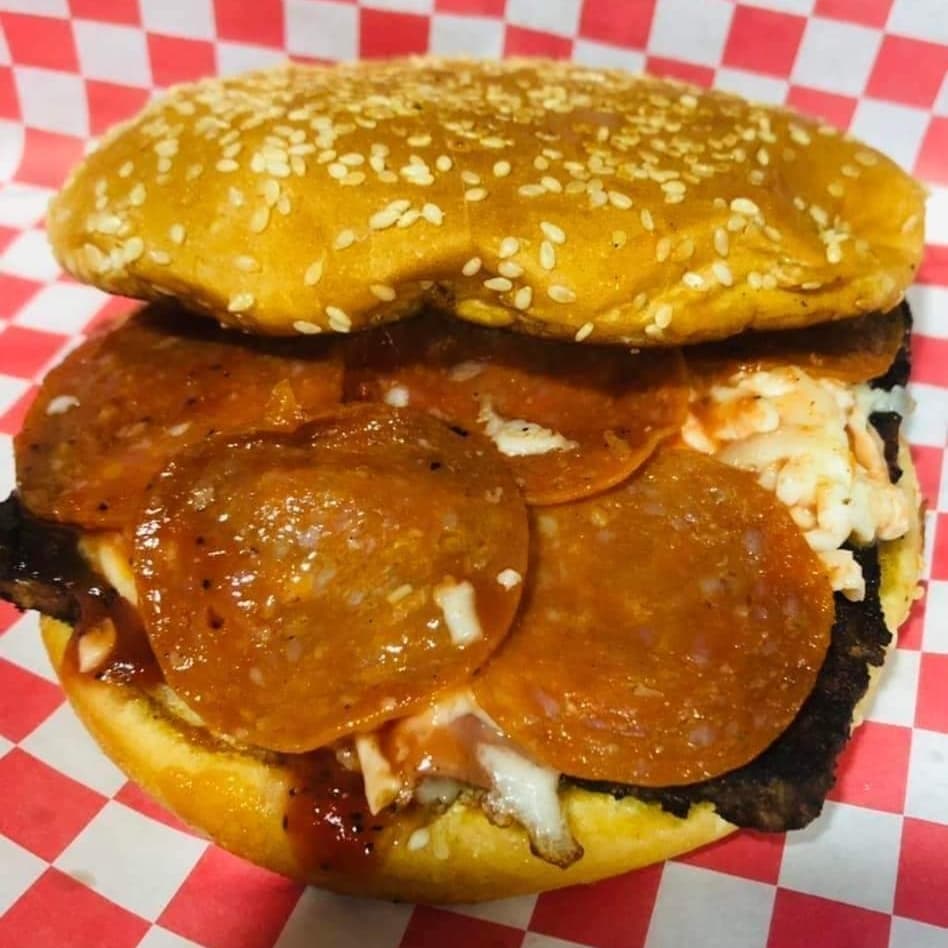 Hamburguesa pizza