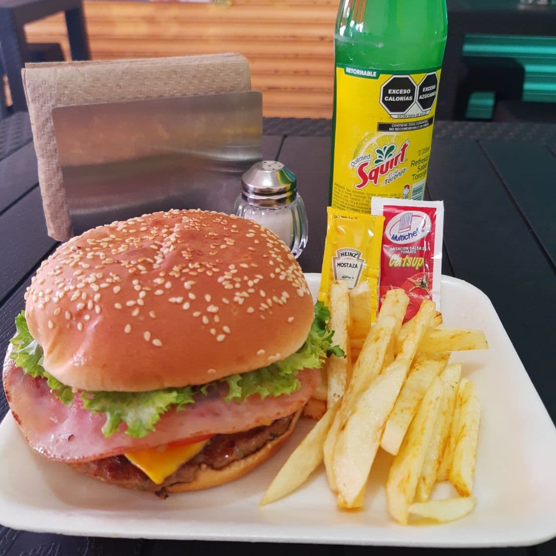 Hamburguesa sencilla