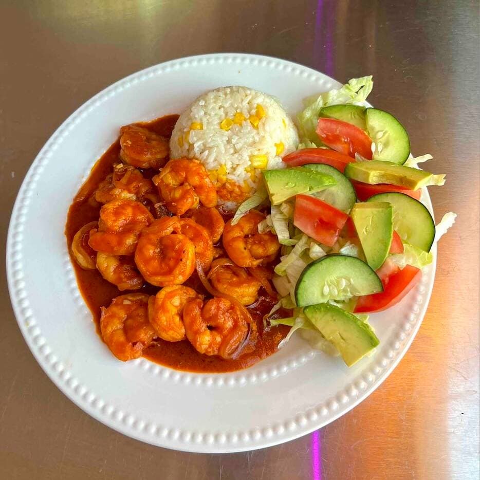 Camarones a la Diabla