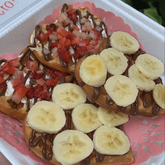 Waffles Corazón Deli 4 Piezas