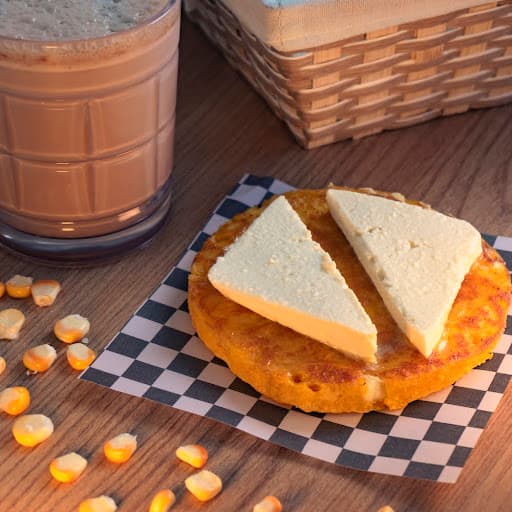 Arepa de chocolo tradicional