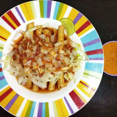1/2 Orden Tacos Encuerados