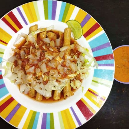 1/2 Orden Tacos Encuerados