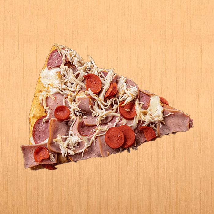 Pizza Porción Cuatro Carnes
