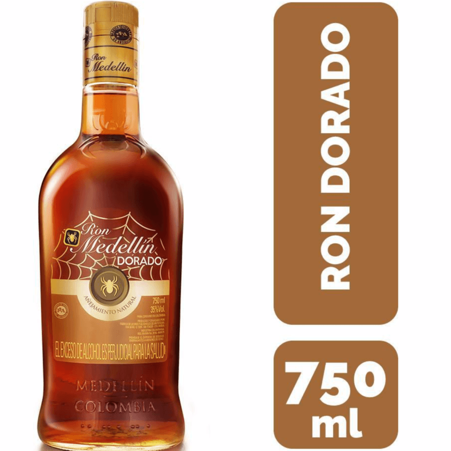 Ron Medellin Dorado 750ml