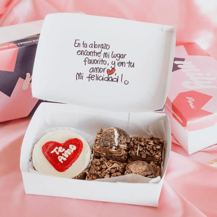 Box Mini Redondo - Te Amo