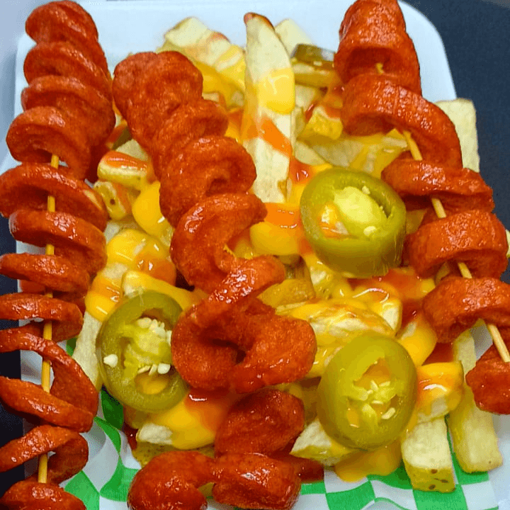 Salchipapas Grandes de 500grs