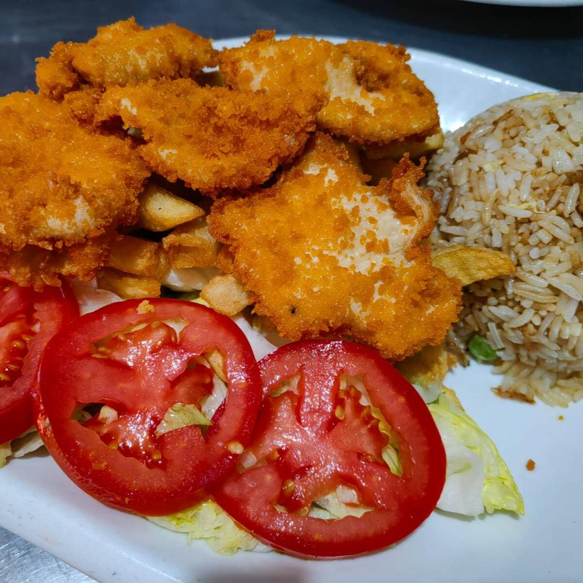 Pollo Apanado Menú