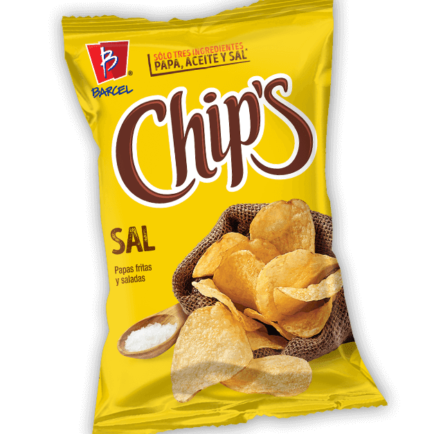 Papitas Chips Sal de Mar, 62 gr