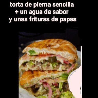 COMBO Torta + Bebida + Frituras
