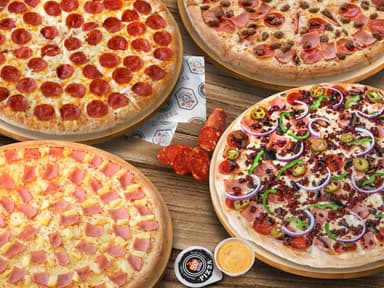 ARMA TU PIZZA EN MITADES 18"