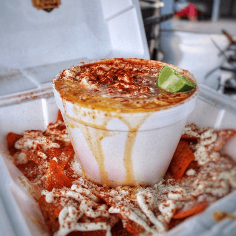 Elote Chorreado