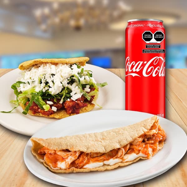 Combo Antojitos Coca-Cola 🌮🥤