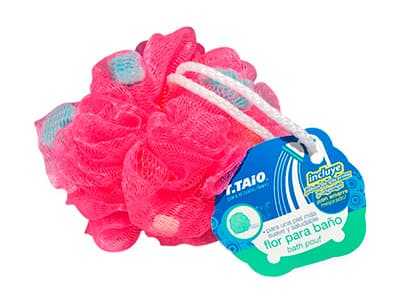ESPOJA DE BAÑO T.TAIO C/ JABÓN PZA