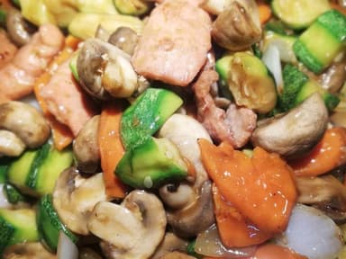 Calabaza con Carne de Pollo