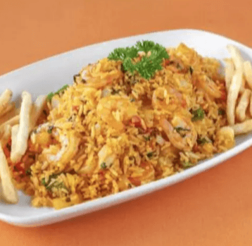 Arroz con Camarones Entero