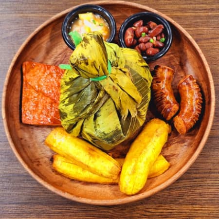 Juane de Gallina con Cecina y Chorizo