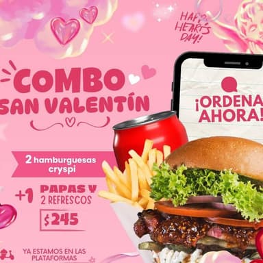 Exclusivo Didi - Combo San Valentín