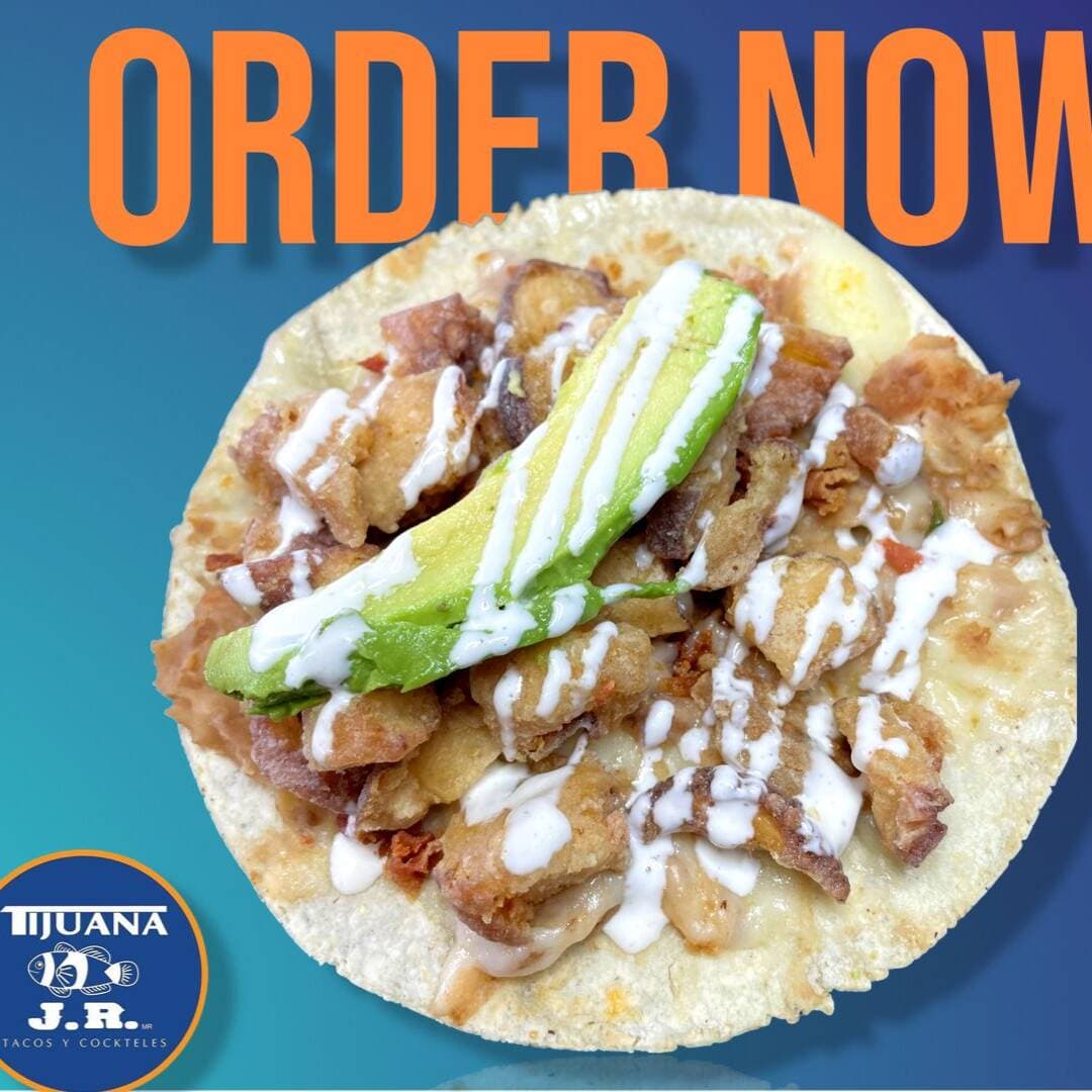 Taco de Chicharrón de Pulpo