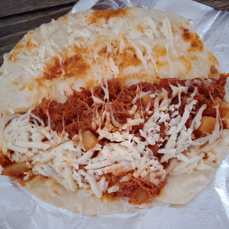Quesadilla montada