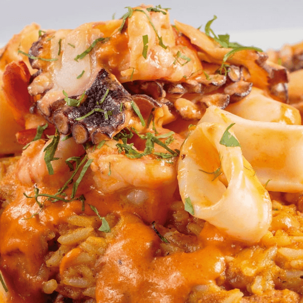 Ceviche de Pescado y Tacu Tacu