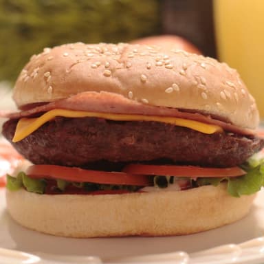 Hamburguesa de Jamón y Queso