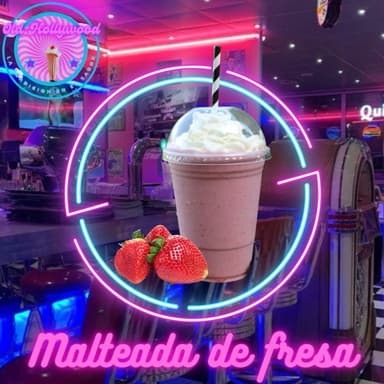 Malteada de Fresa