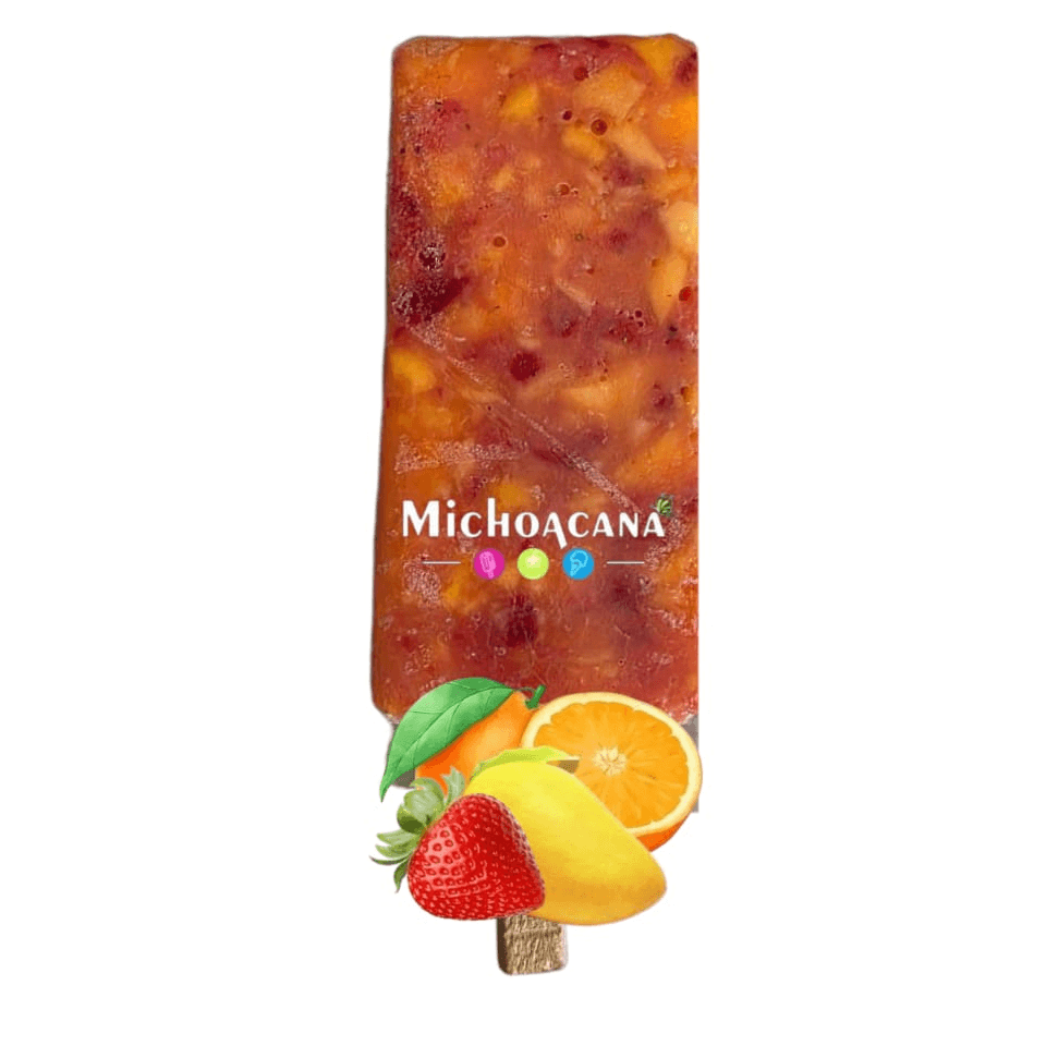Pal. de mango, fresa y naranja sin endulzantes