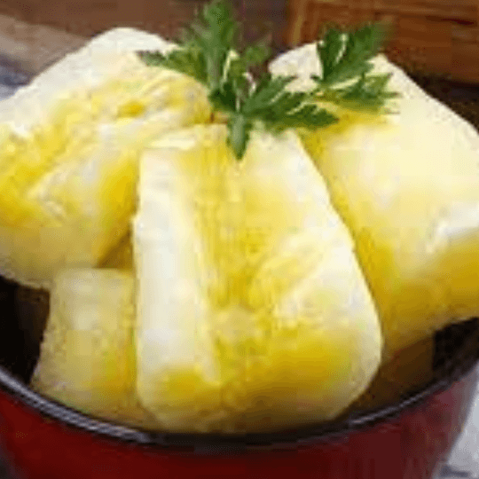 Porción de Yuca Sancochada