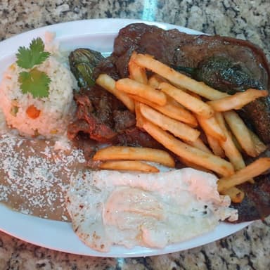 STEAK AND EGGS
