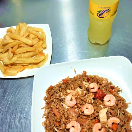 Combo 2 Personas, Arroz, Papas y Gaseosa