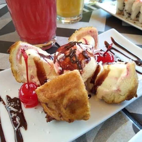 Tempura helado