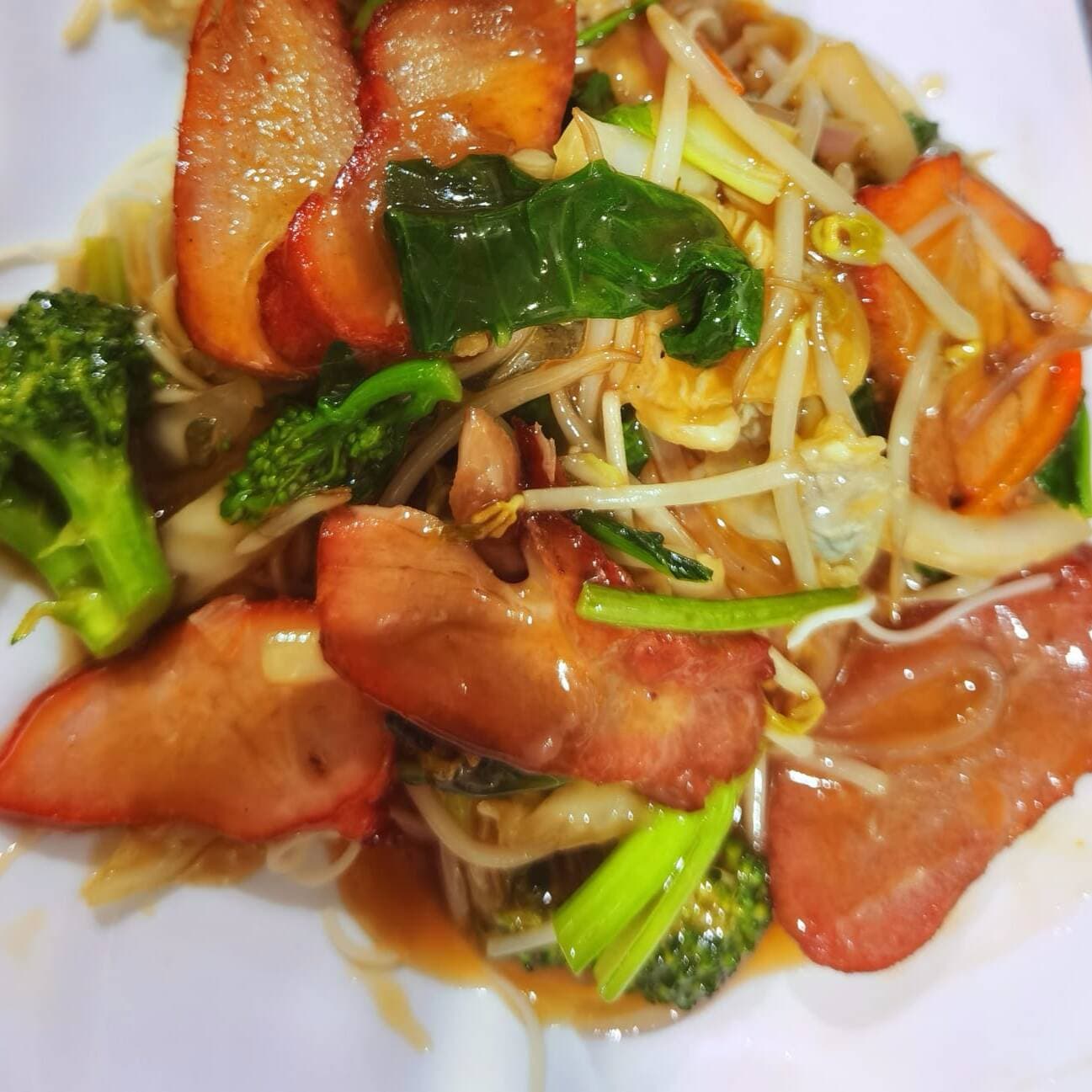Chancho Asado con Verduras