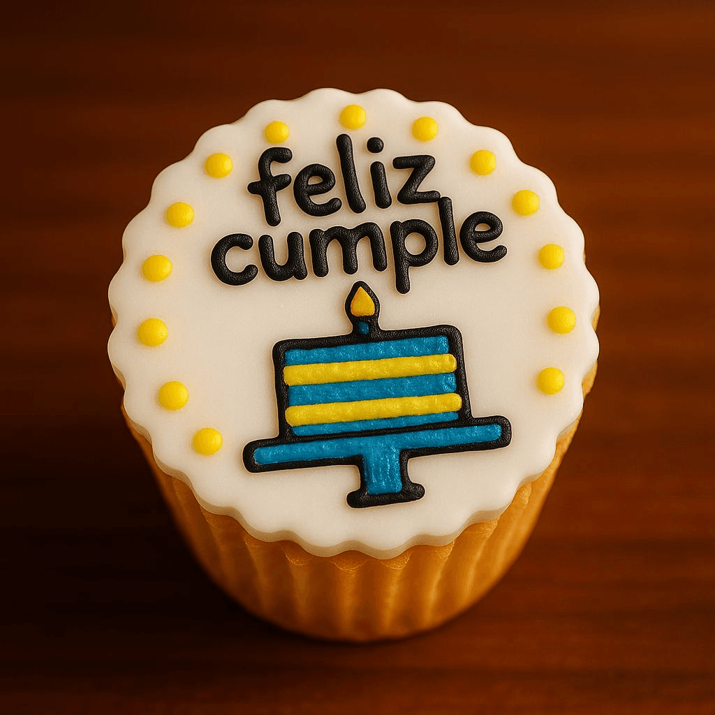 Cupcake Feliz Cumple