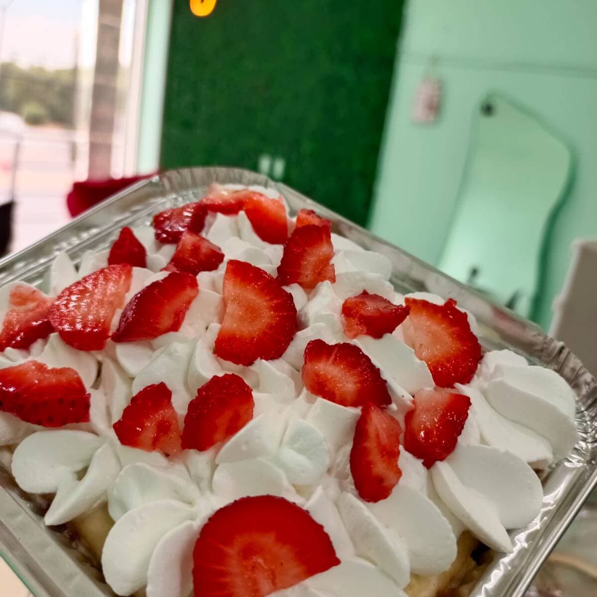 Pastel 3 Leches Fresa