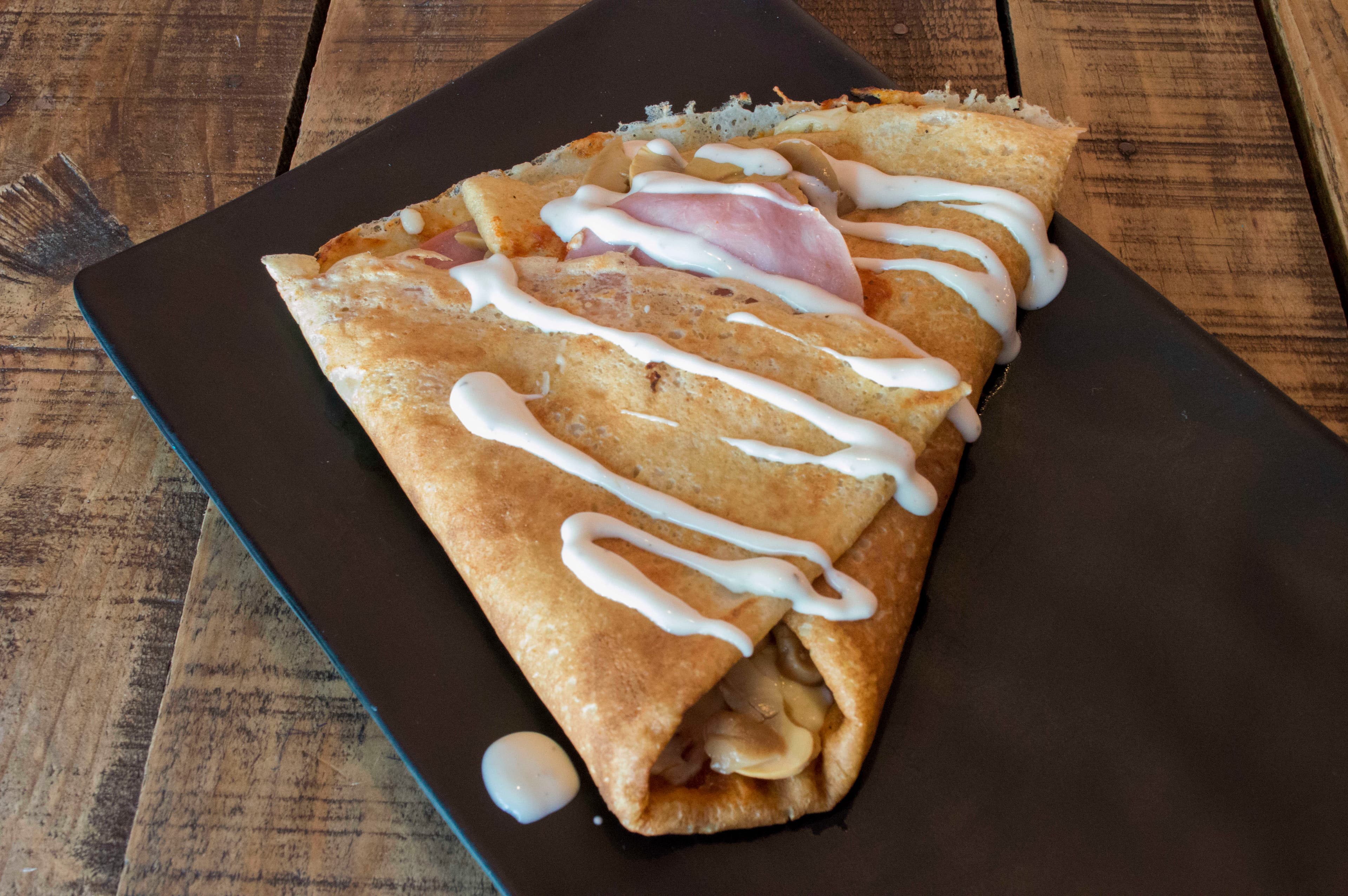 Crepa Salada de 2 Ingredientes
