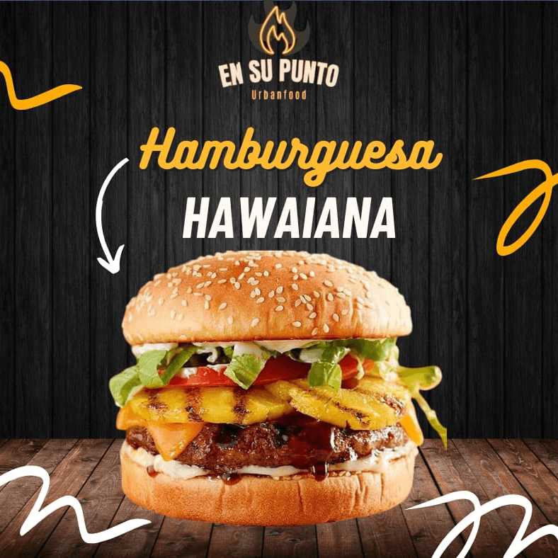Hamburguesa Hawaiana