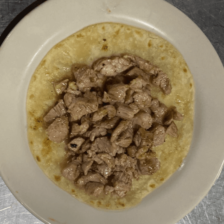 Taco sirlon de harina
