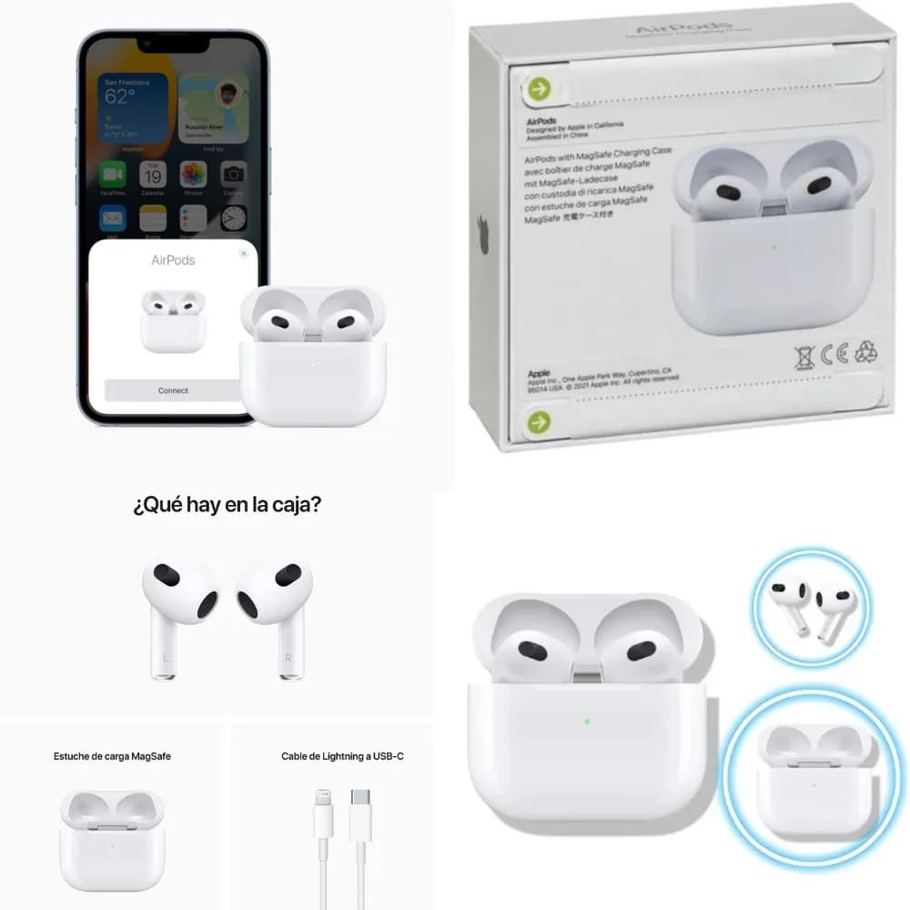 Airpods 3 Excelente Sonido y Funcionalidades