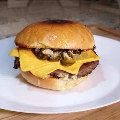 Hamburguesa Queso-Jalapeño