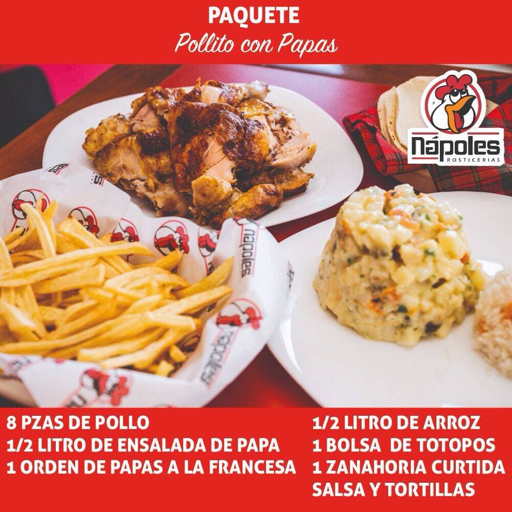 Pollito con Papas