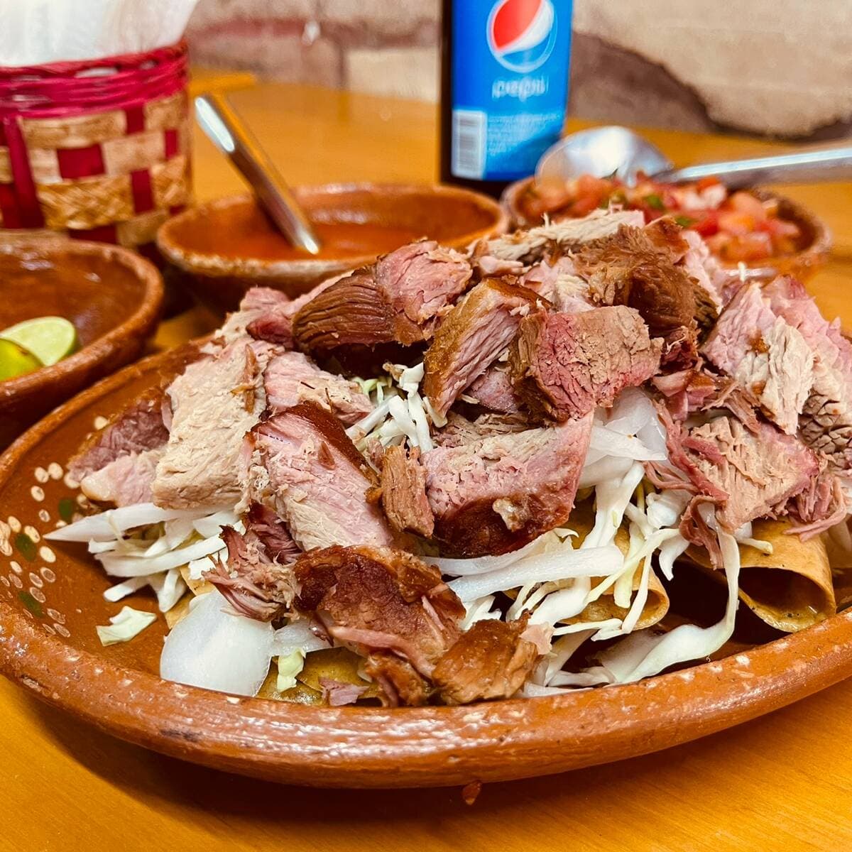 Taco Dorado con  Carne