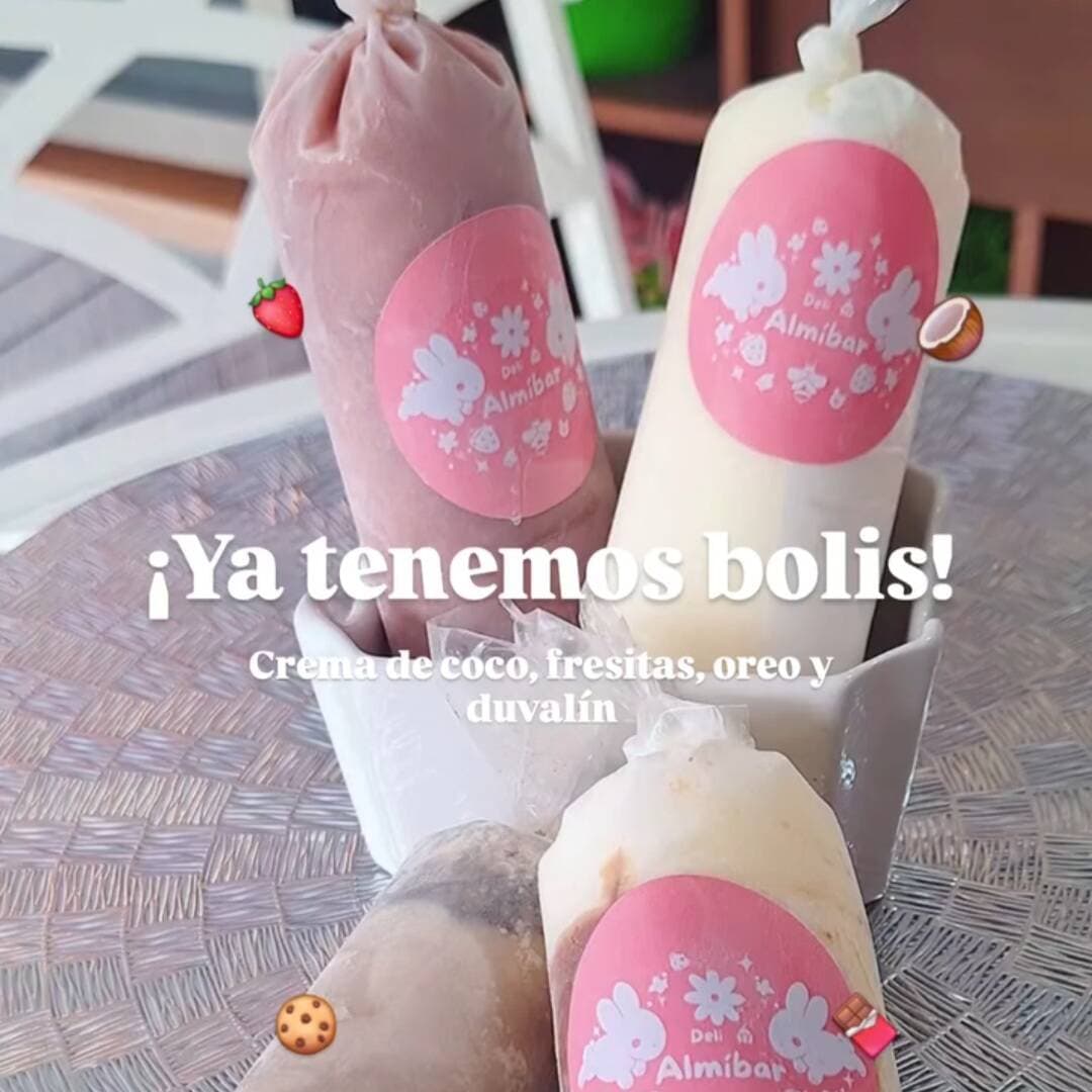 Bolis de Crema de Coco