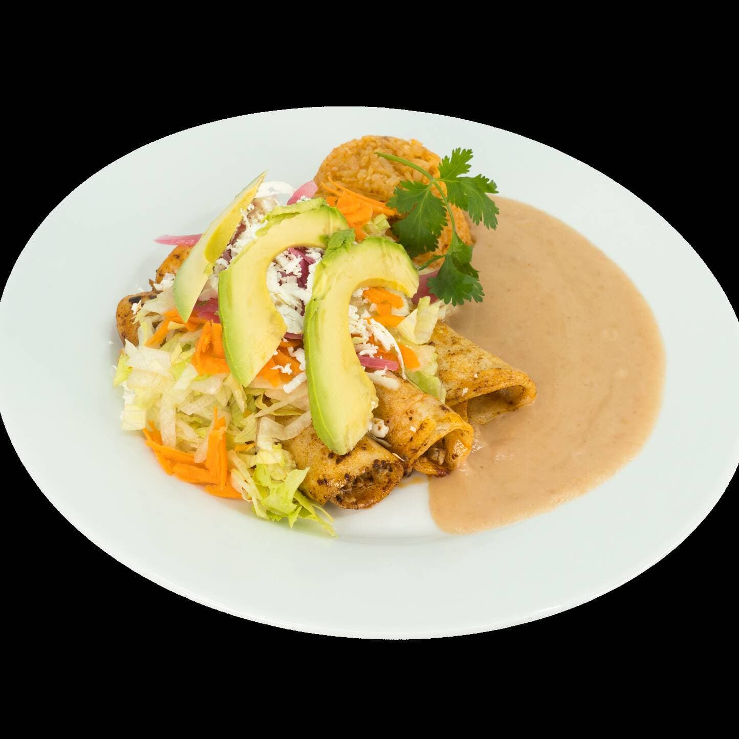Enchiladas Mexicanas + Agua Jamaica 1/2
