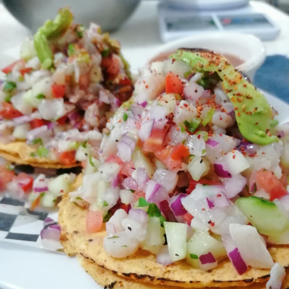 Tostada de Pescado