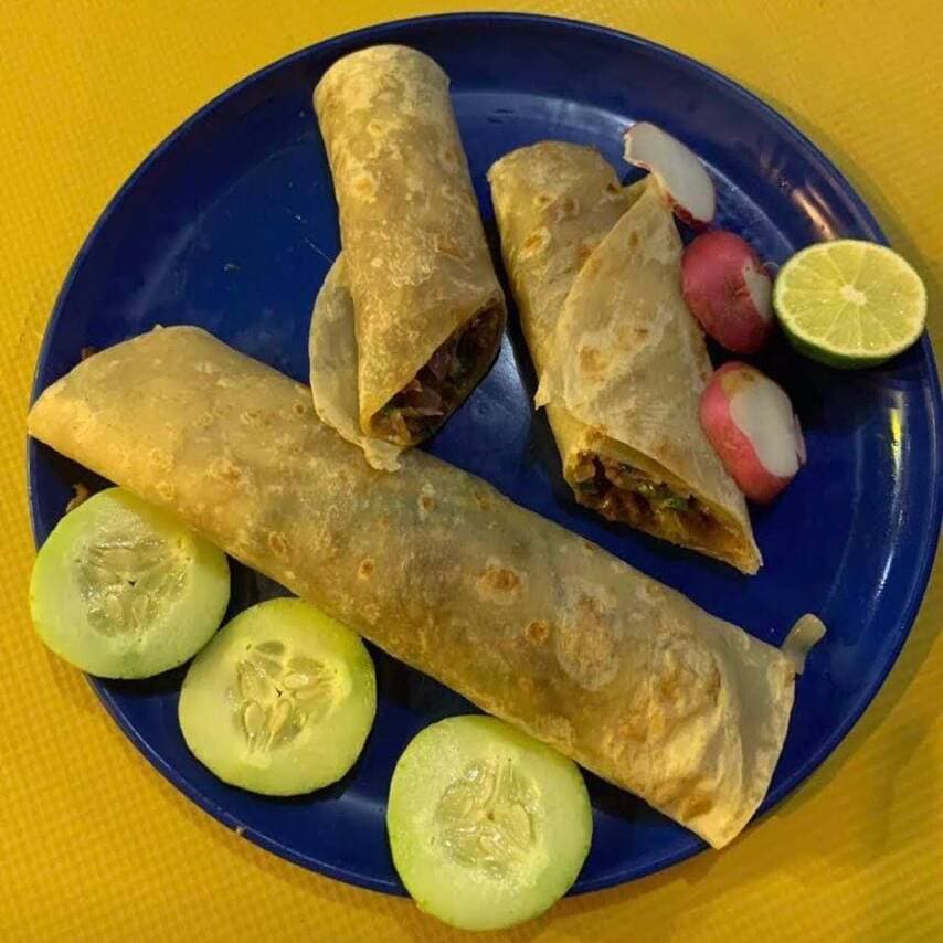 Taco changui Harina (orden de 3)
