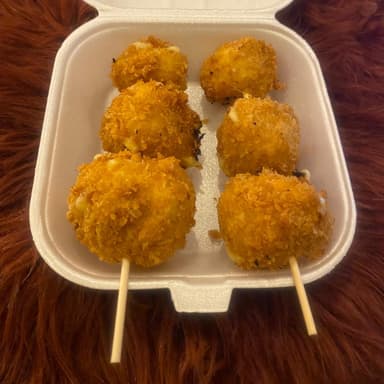Kushiages de Queso