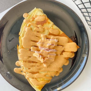 Crepa clásica jamón