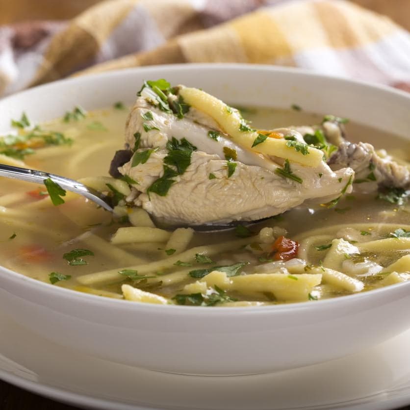 Sopas de Fideo Con Pollo